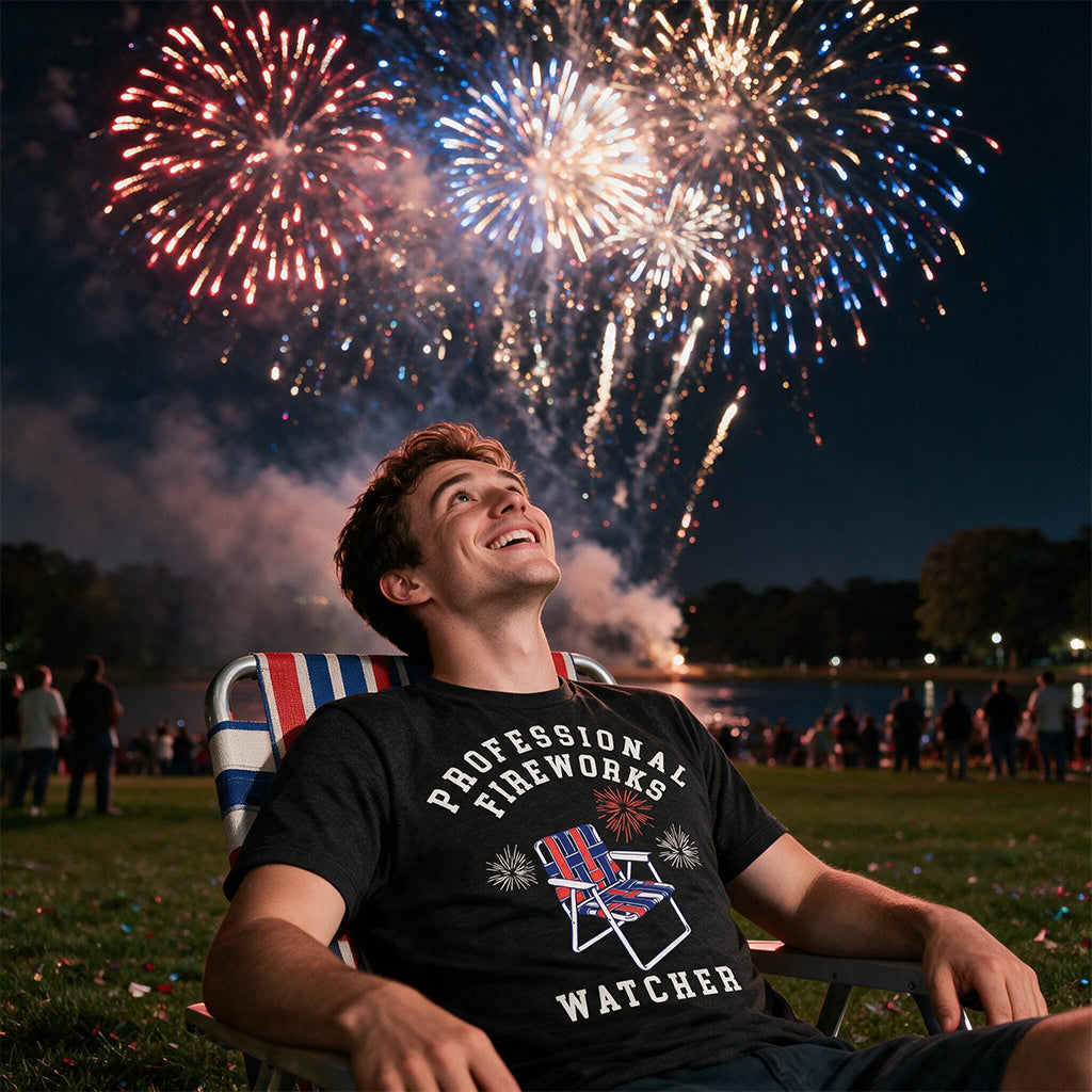 Professional Fireworks Watcher Men's T Shirt