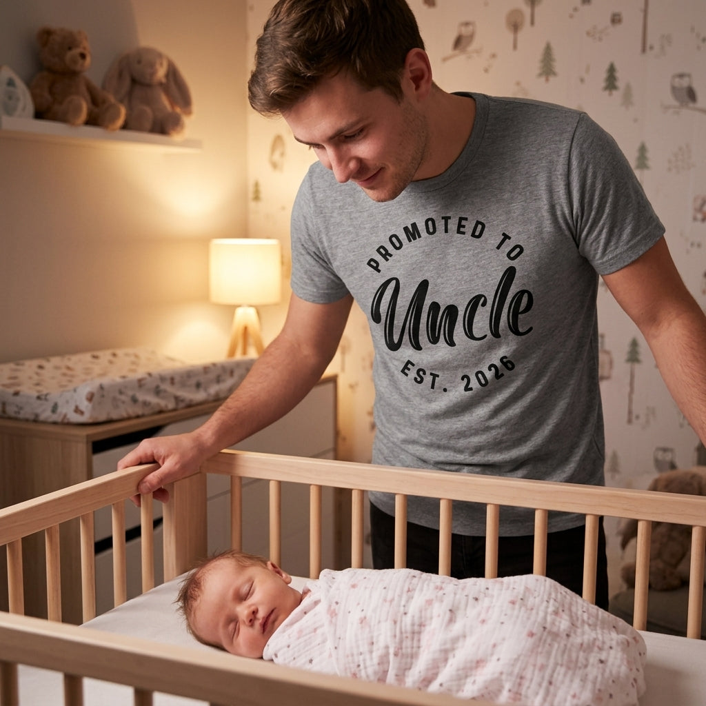 Promoted To Uncle 2026 Men's T Shirt