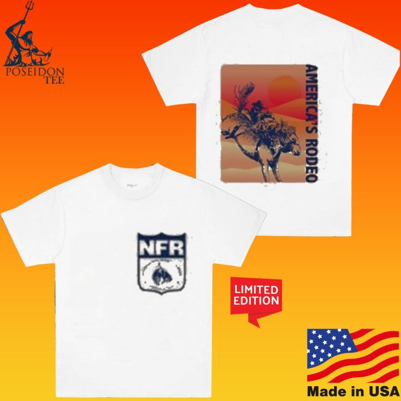 Prorodeo Nfr Ombre Landscape T-shirt