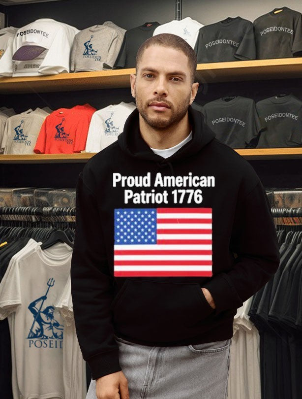 Proud American Patriot 1776 T-shirt