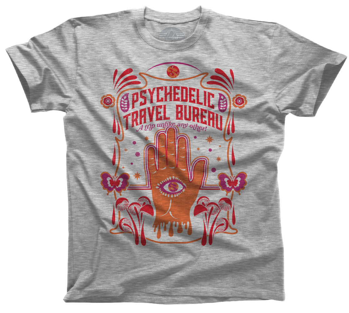 Men's Psychedelic Travel Bureau T-Shirt