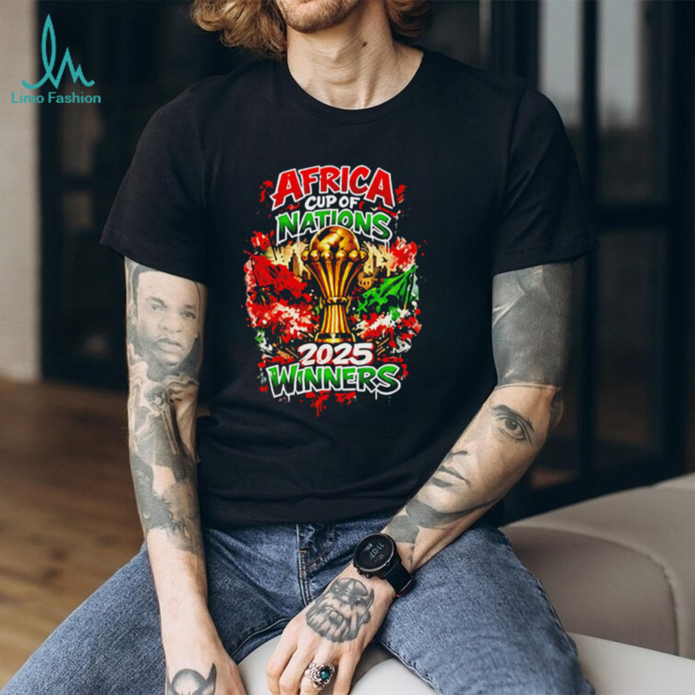 Africa Cup Of Nations 2025 Winners Soccer Trophy T Shirt