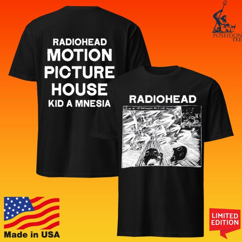 Radiohead Motion Picture House Kid A Mnesia T-shirt