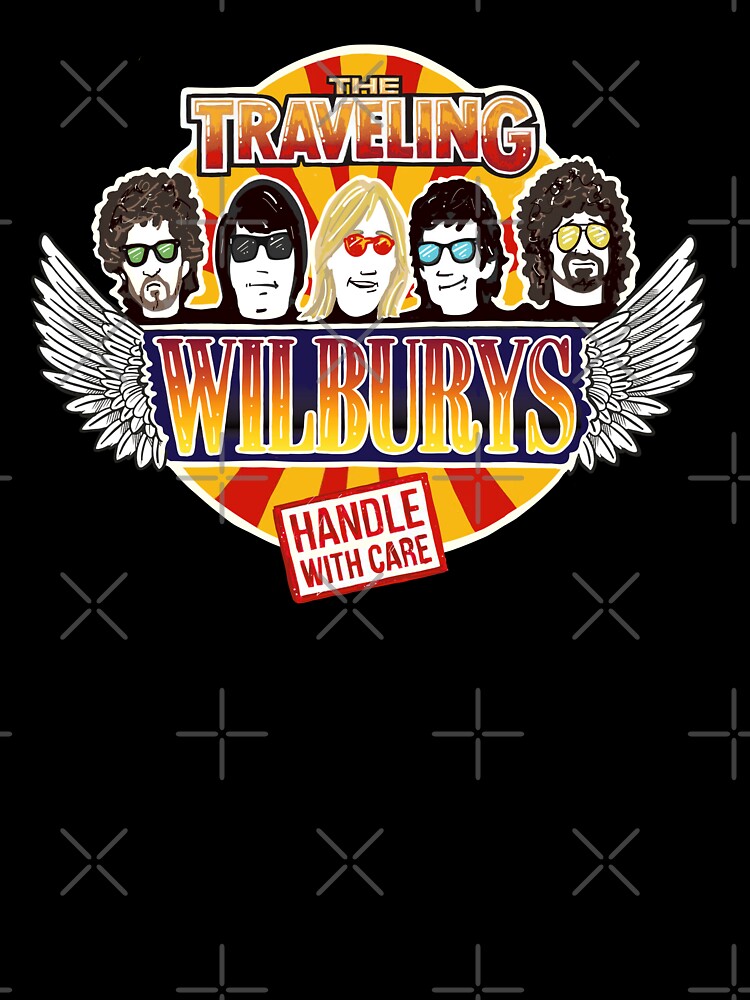 TRAVELING WILBURYS retro vintage Rock & Roll Band by Kludoman