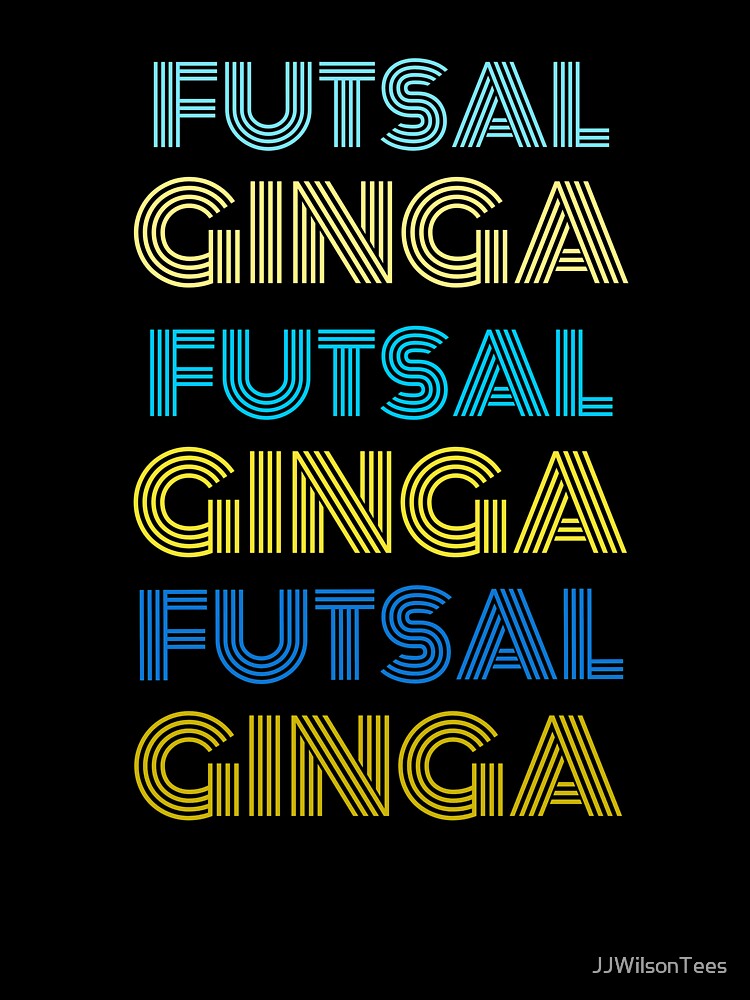 Futsal and Ginga Retro Design by JJWilsonTees