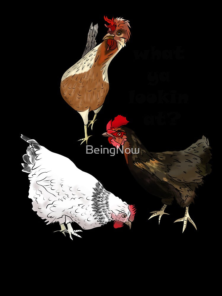 cartoon chickens by BeingNow