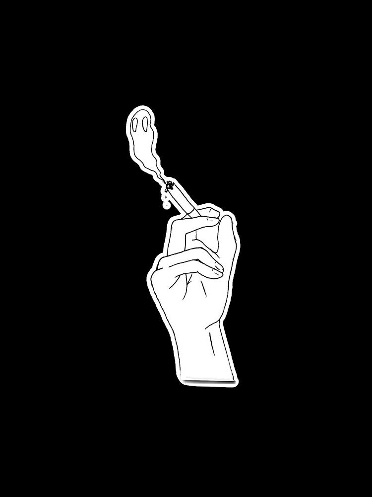 Ghost Inhale sticker by LavenderTattoo