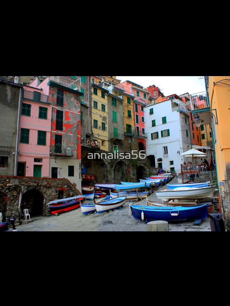 Boats in Riomaggiore by annalisa56