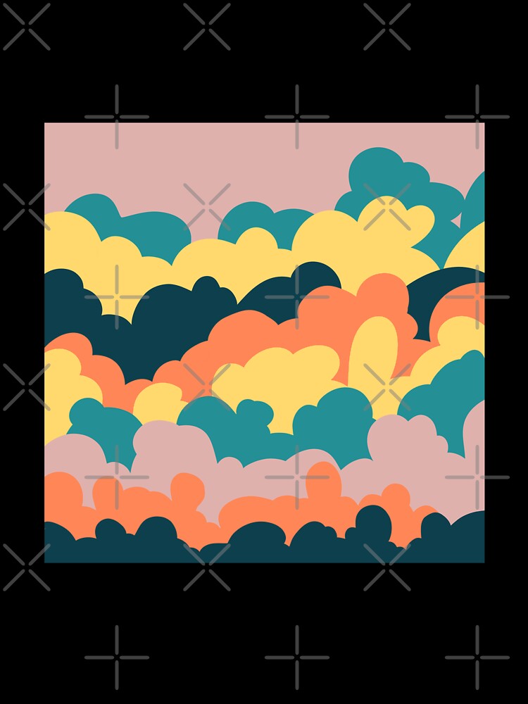 Boho clouds design by artbysarana