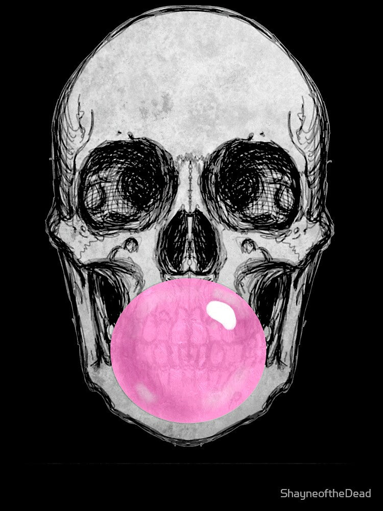 Skull Bubble Gum by ShayneoftheDead