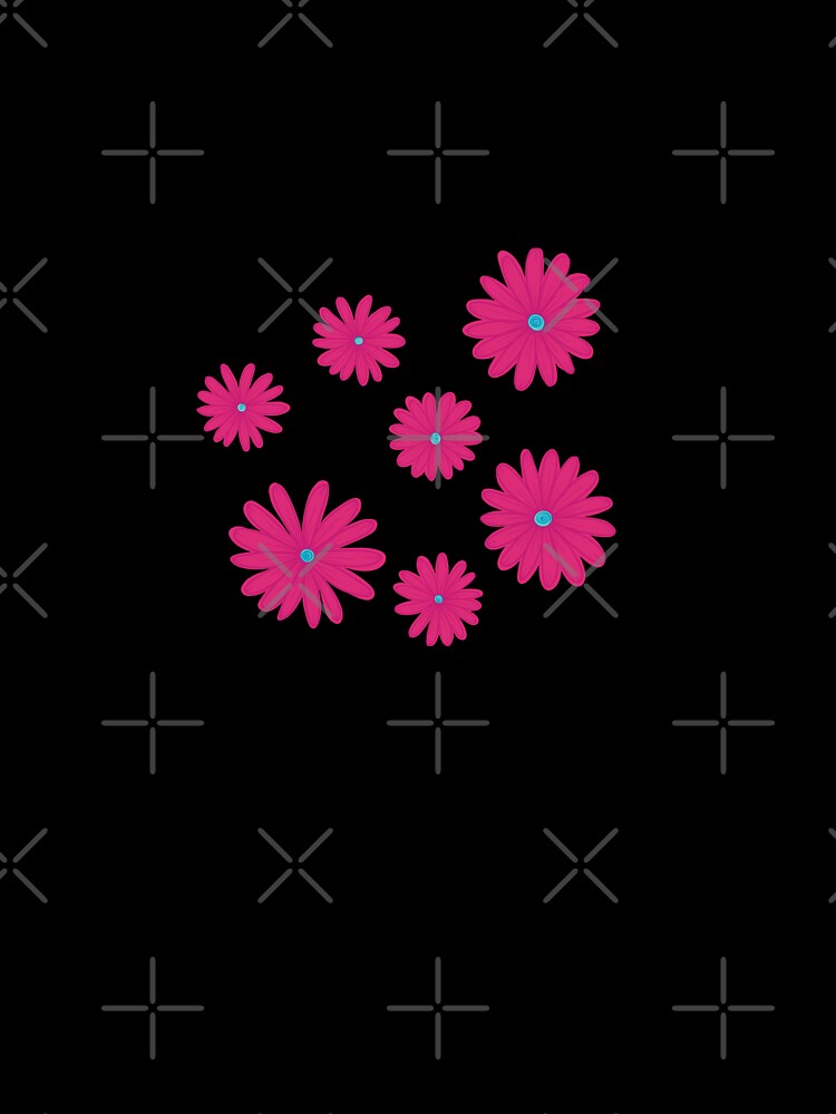 Y2K Hot pink flowers sticker by Aesthetica-1