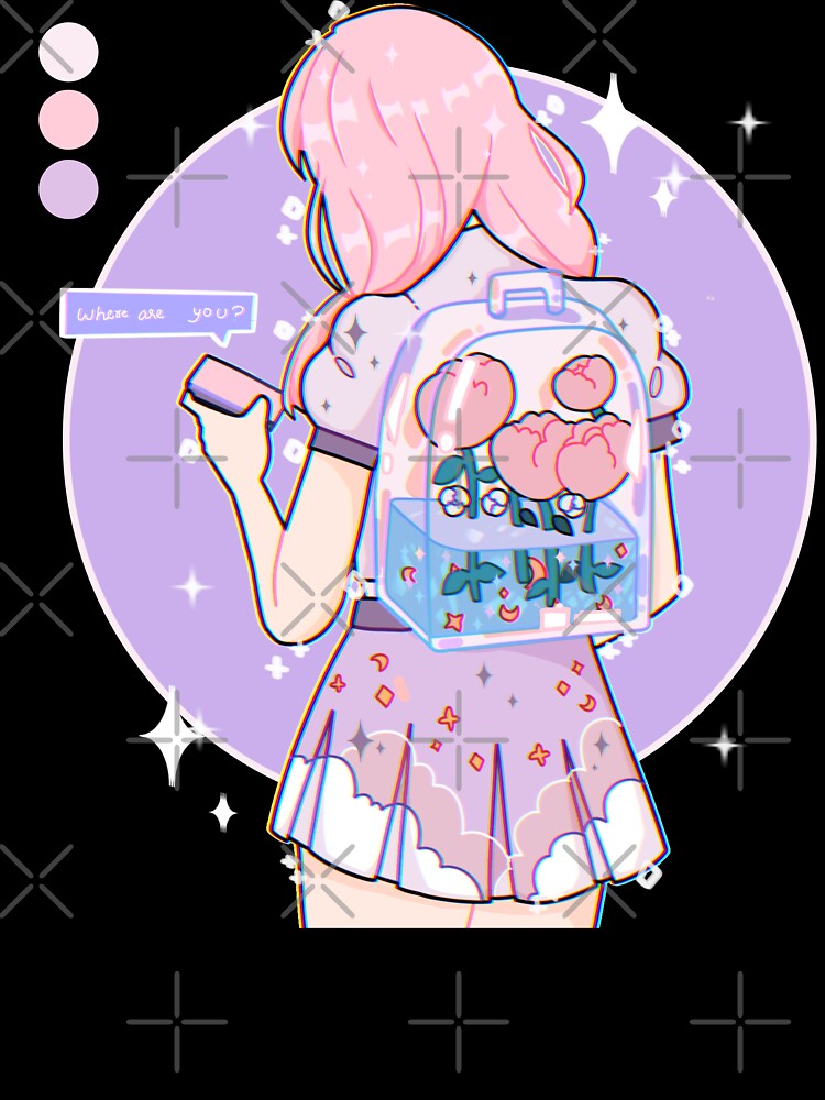 Cute kawaii pastel girl by Kink Collective