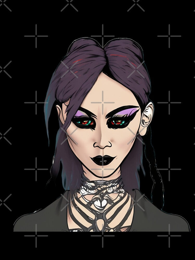 Goth girl in the background by simaso