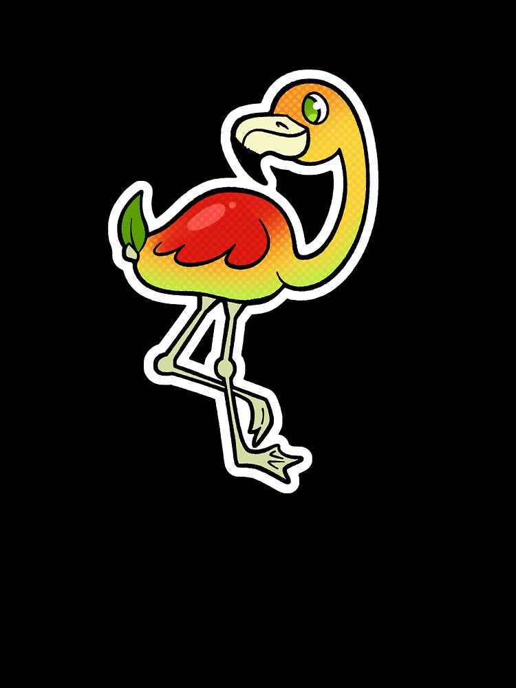 Flamango - Flamingo Mango by Stale-Cupcake-Scribbles