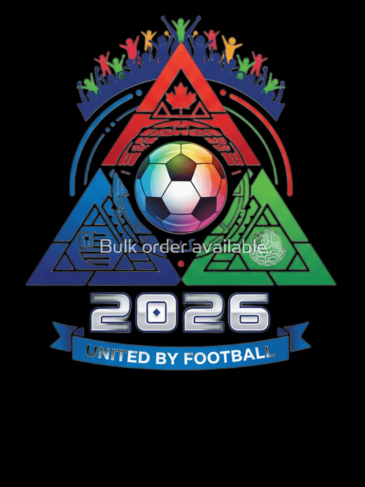 Triangular United by Football World Cup 2026 Emblem by Bulk store