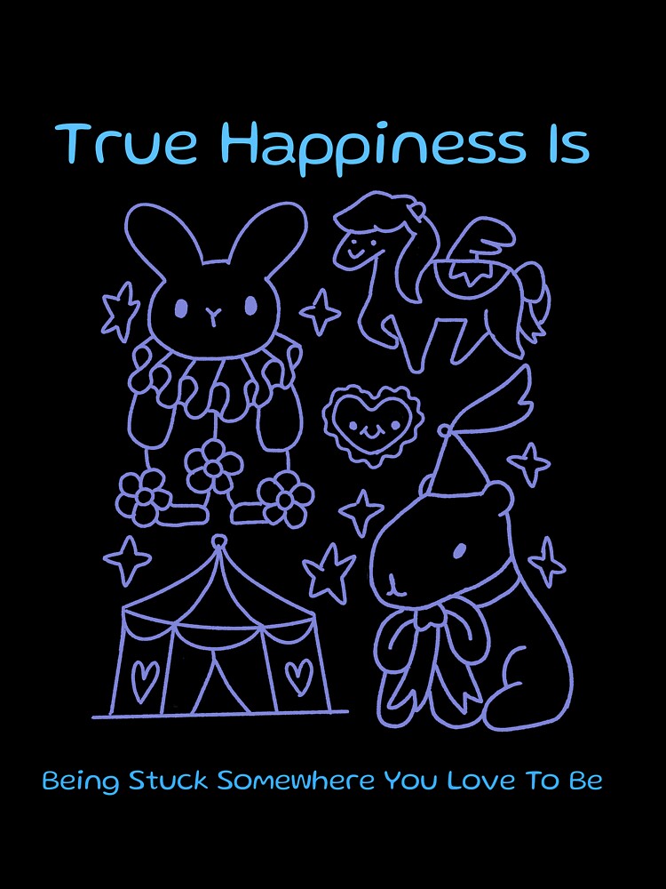 True Happiness Is 90's Retro T-Shirt by NVKshoppe