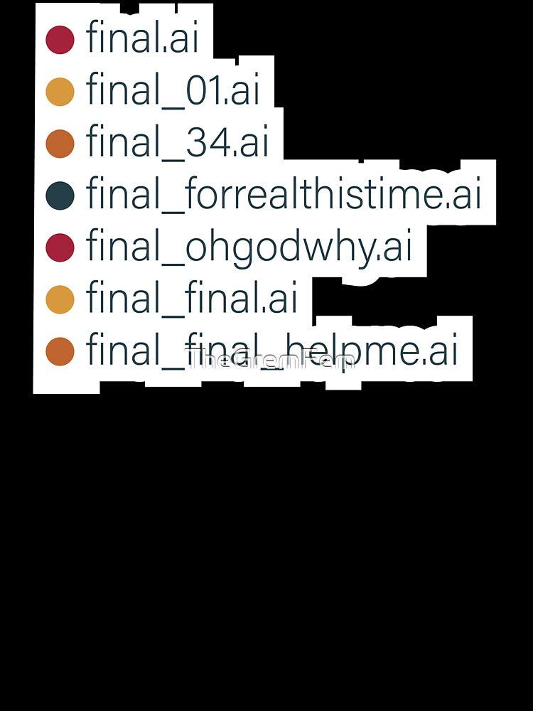 ai files never end graphic design by TheGremFem