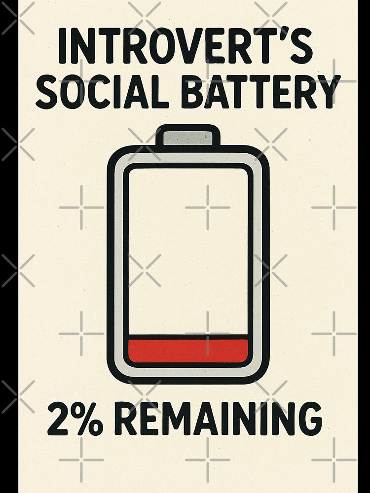 Introvert Social Battery 2% by PeodeesCrazy