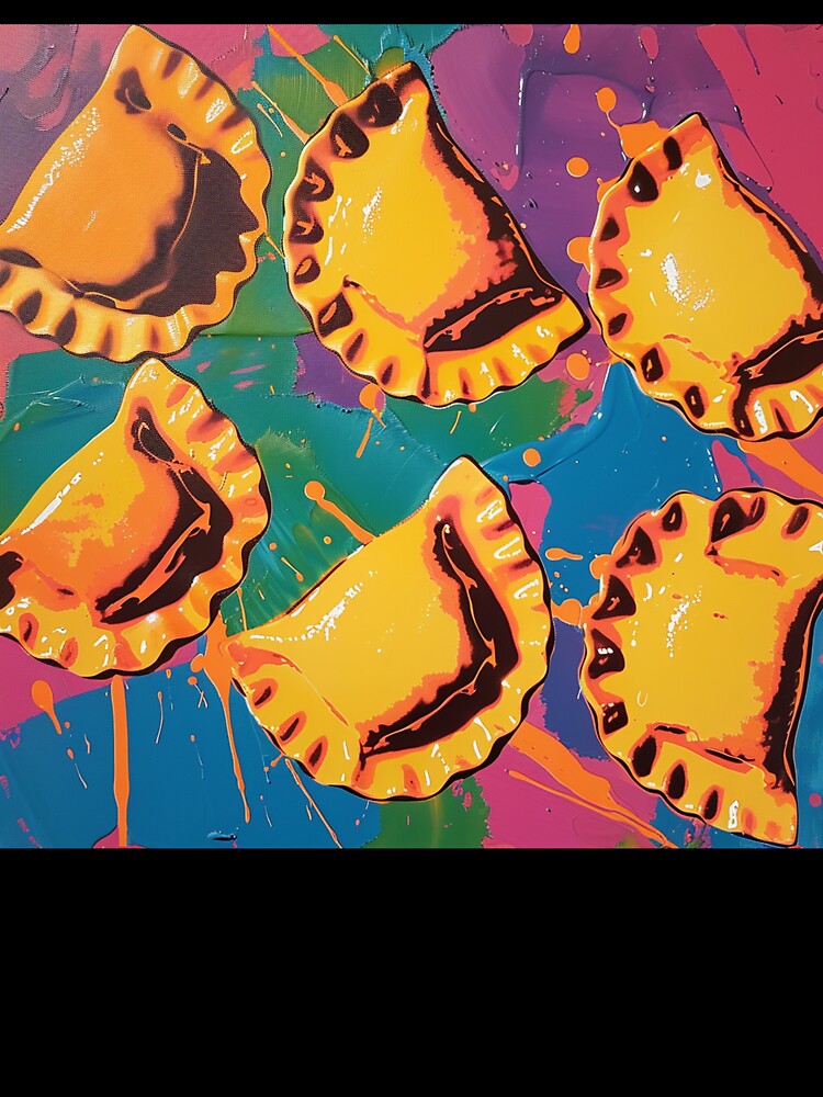 Ravioli Pasta Pop Art 3 by AstroRisq