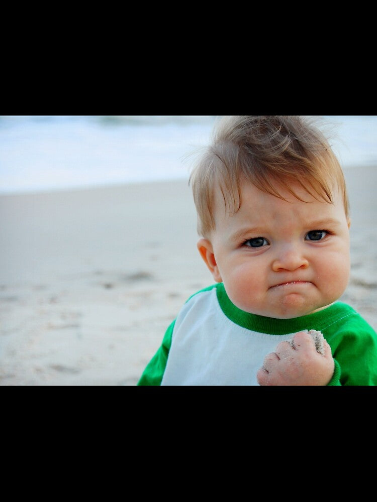 Baby Meme with Fist by Gonzalo Crespo