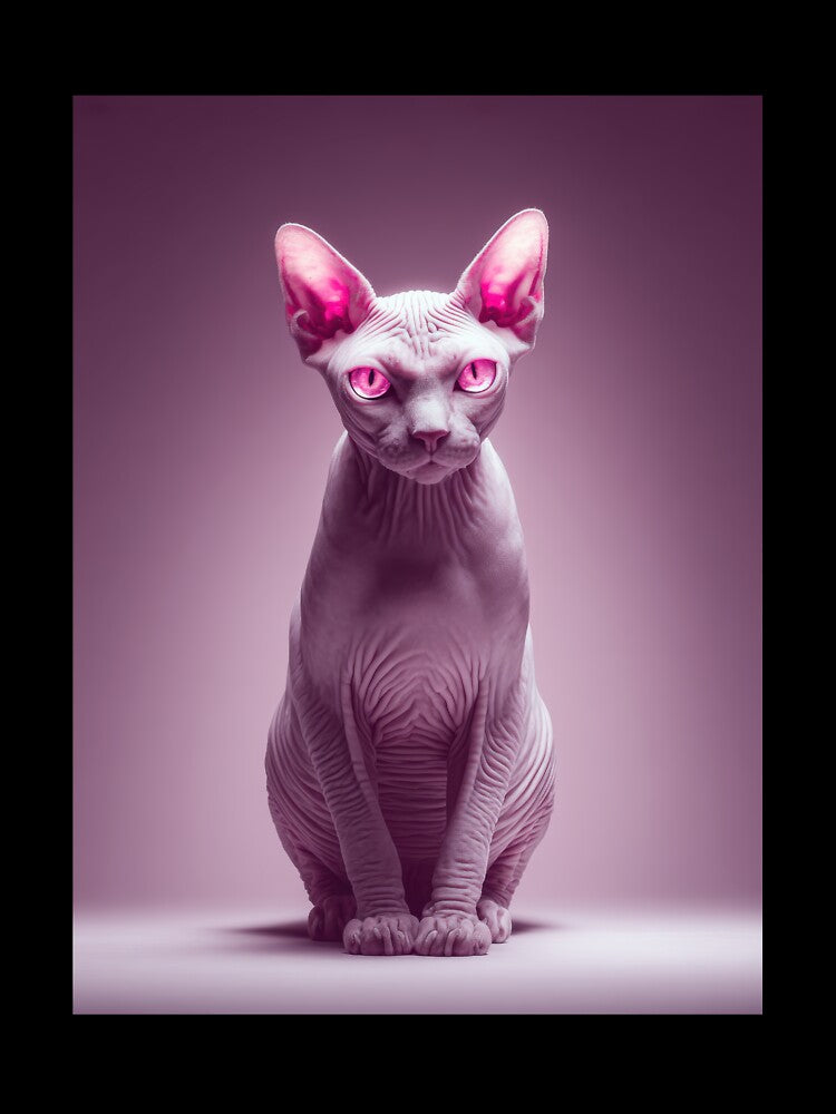 Pink Sphynx Cat by AImazeD