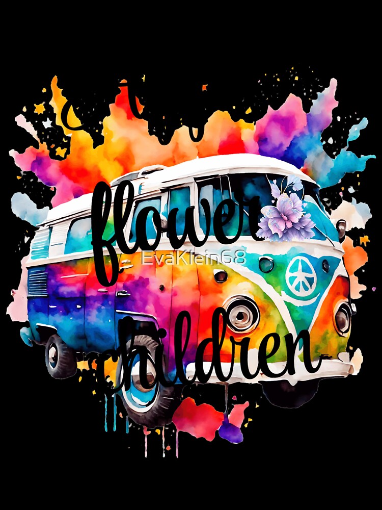 Hippies flower children. by EvaKlein68
