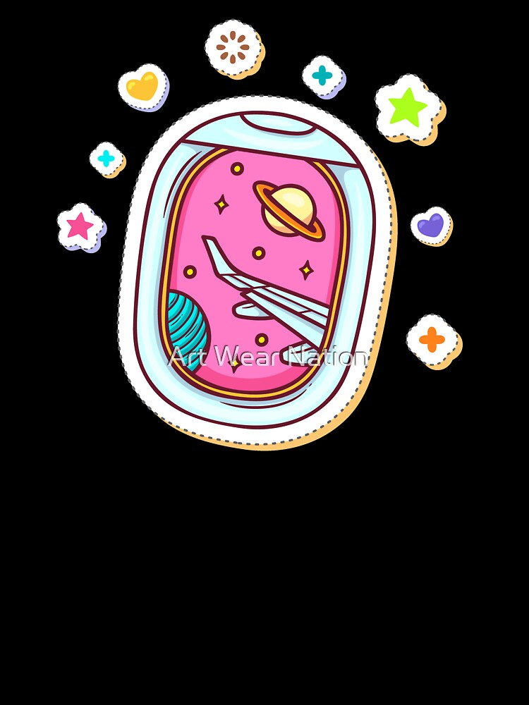 Travellers Space Coloring Pop Art Stylish by Art Wear Nation
