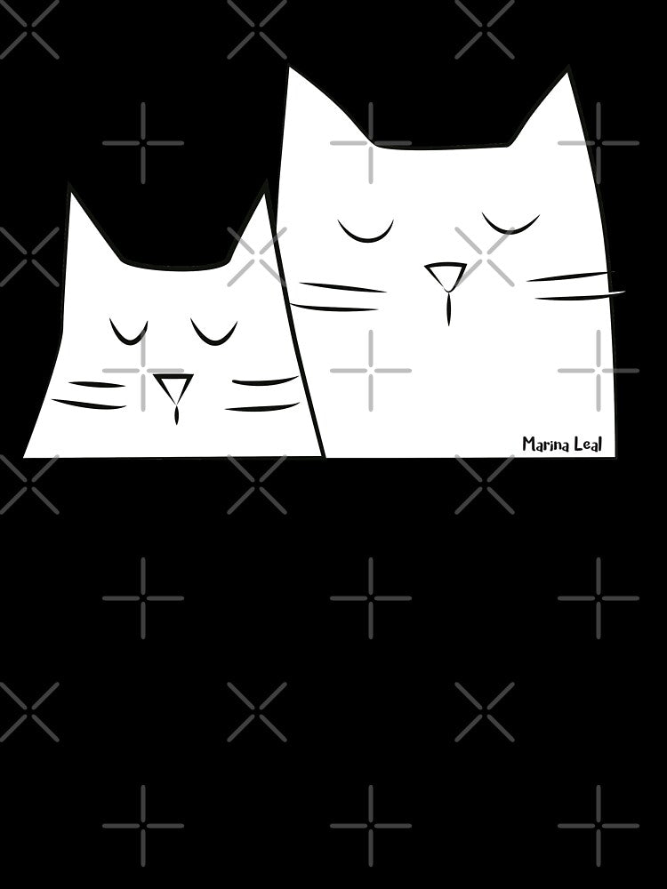 white cats well behaved by Marina Leal