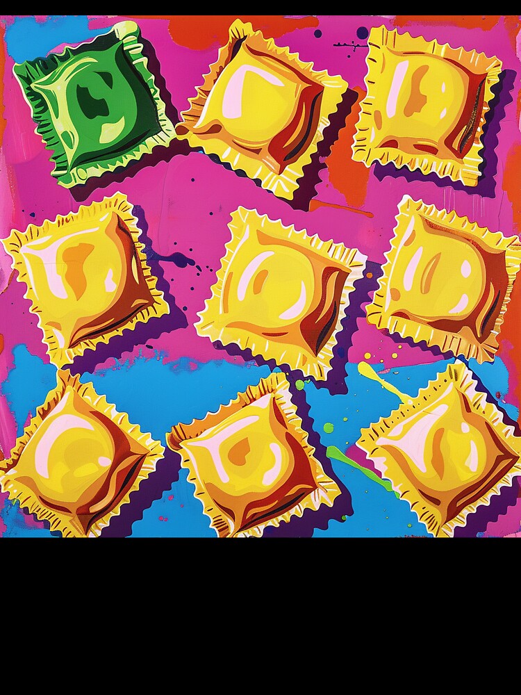 Ravioli Pasta Pop Art 8 by AstroRisq