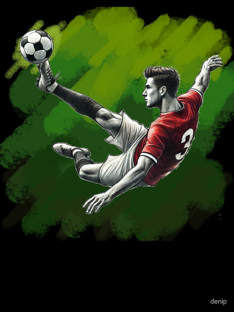 Bicycle Kick Soccer Art – Dynamic Football Motion Design by denip