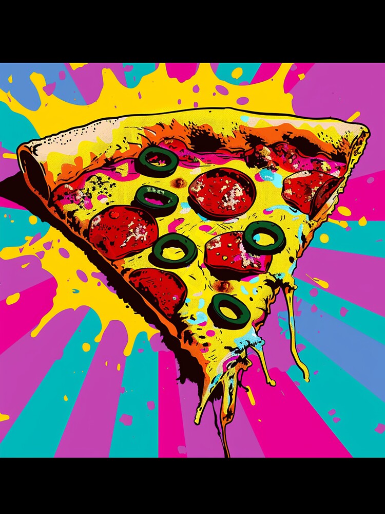 Pizza Pop Art 4 by AstroRisq