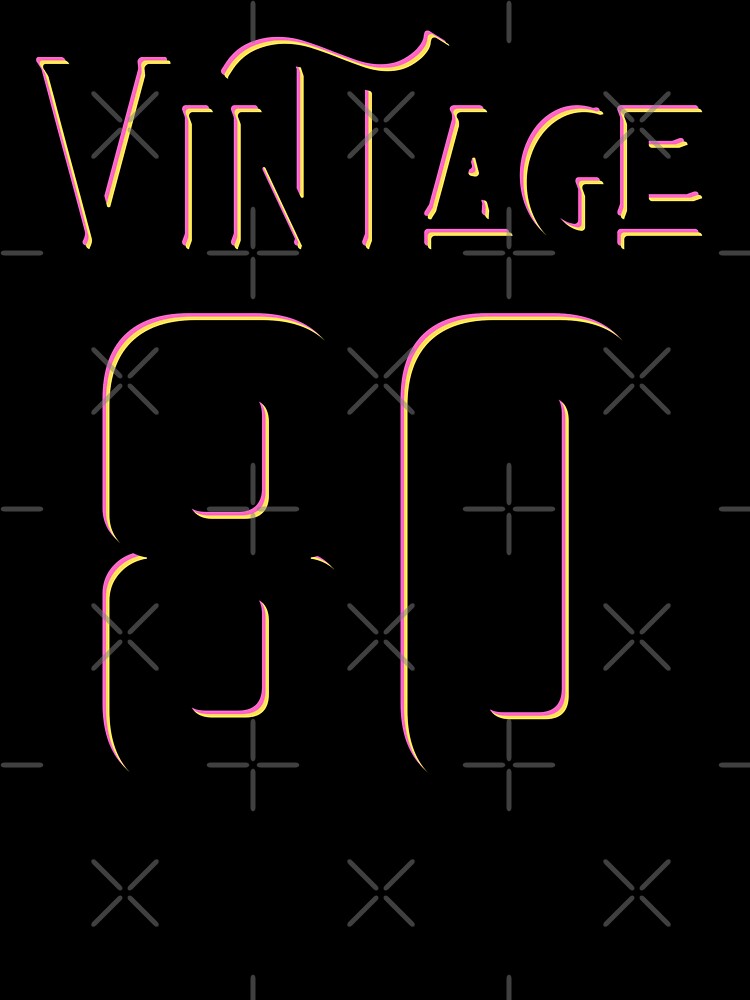 Vintage 80 by 2MdesignStore