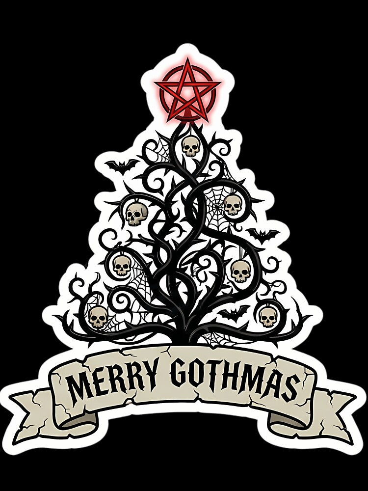 Gothmas Creepy Christmas Sticker by hybmcvdtj77