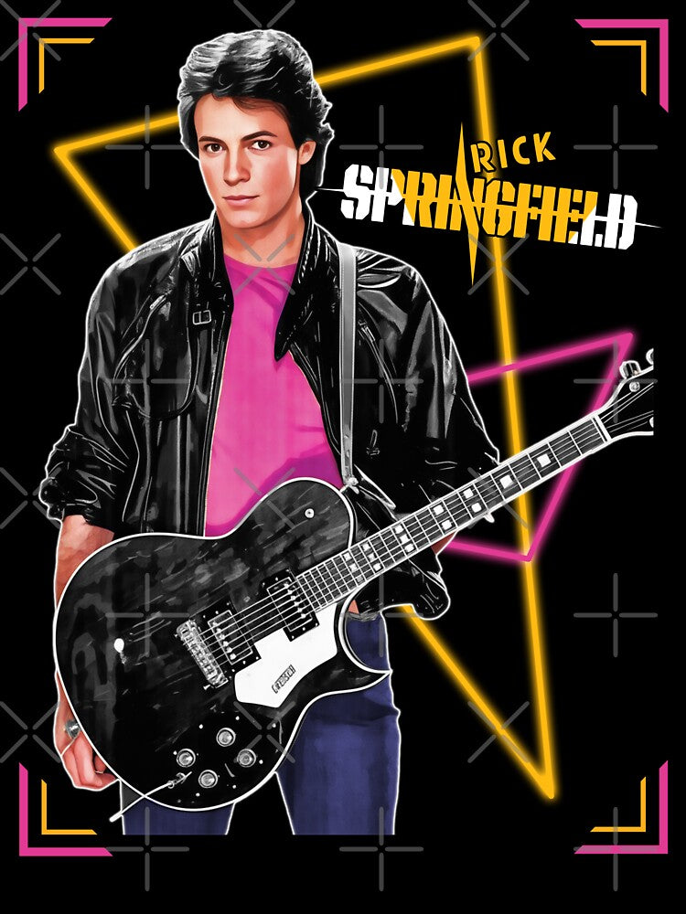 Rick Springfield Neon Concert Style Design by acquiesce13