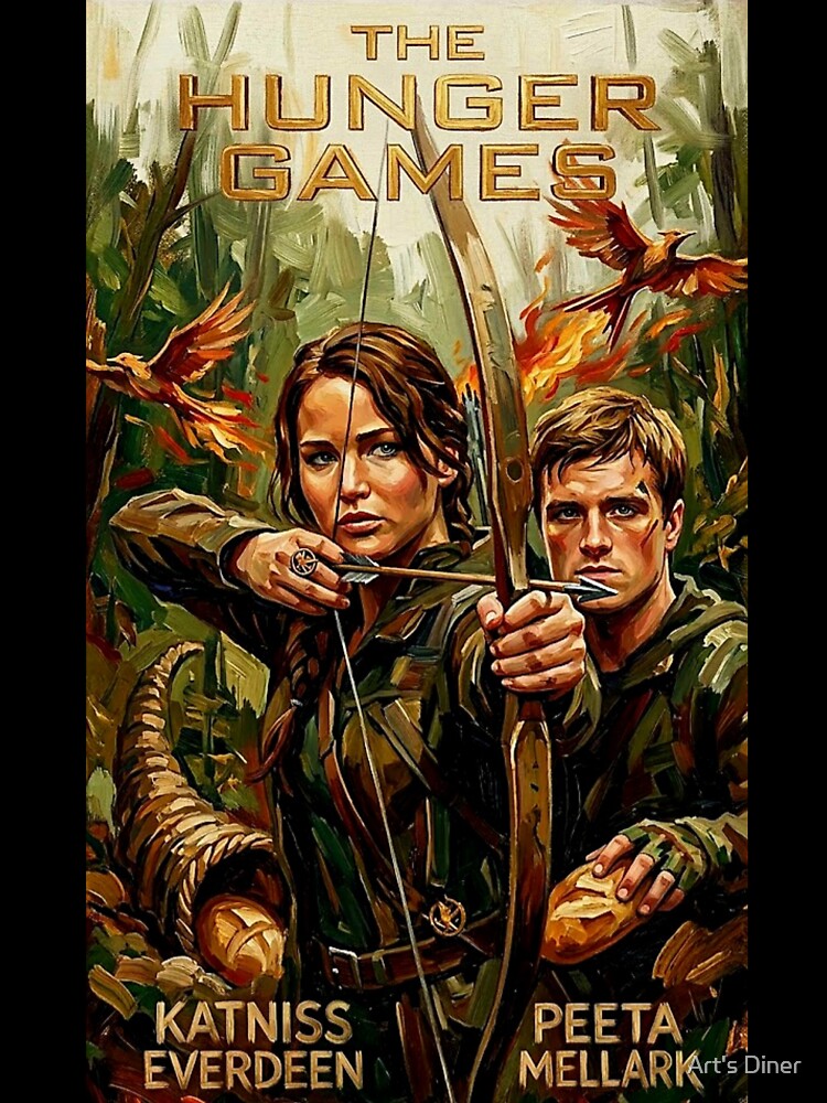 The Mockingjay’s Rise: Stylized Cinematic Fine Art by Art's Diner