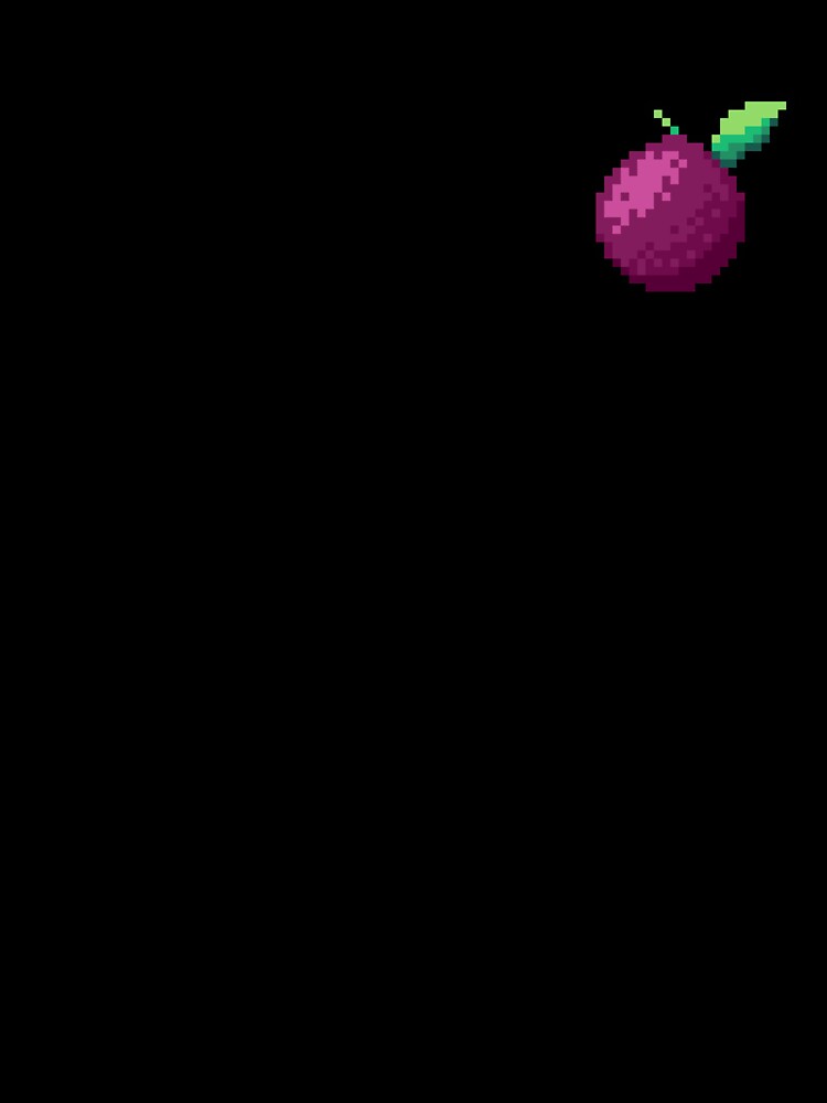 Pixel Passion Fruit - pixel food art by LittleFoodShop