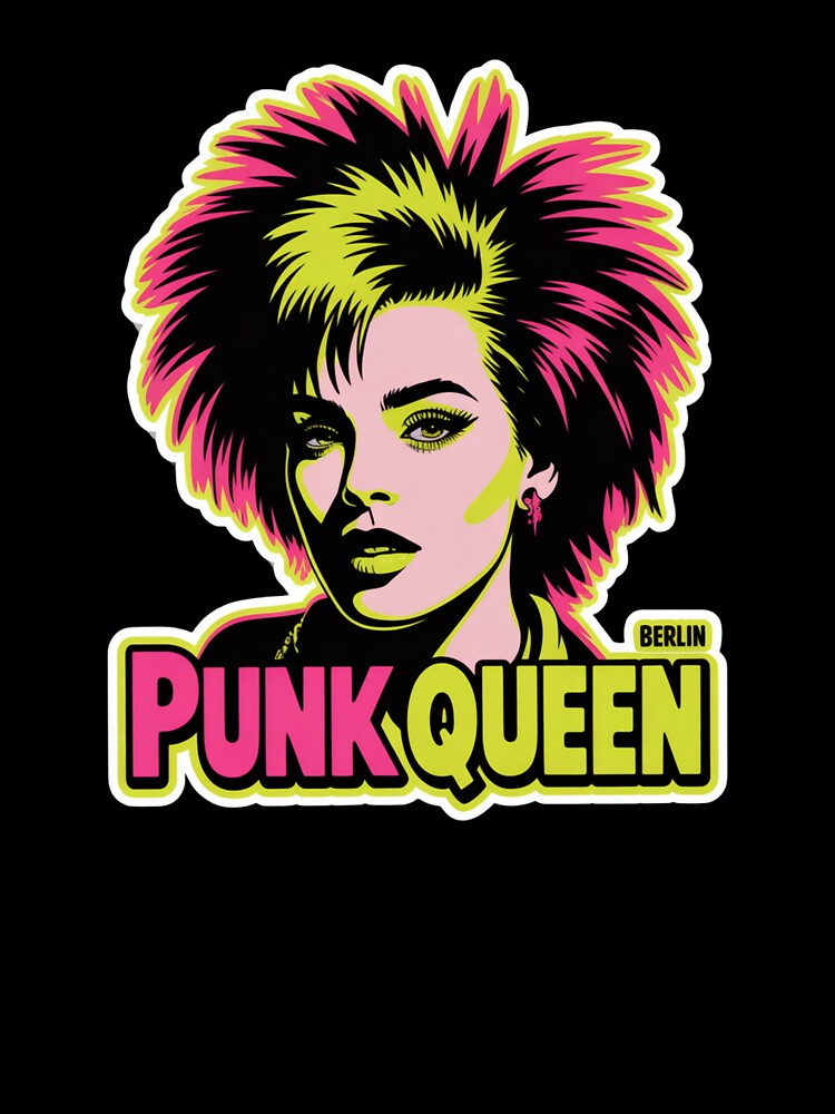 Punk Queen Berlin Pop Art Sticker by LukaRealm