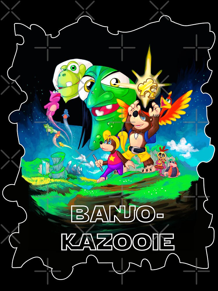 Banjo Kazooie (with border) by GamesRockDesign
