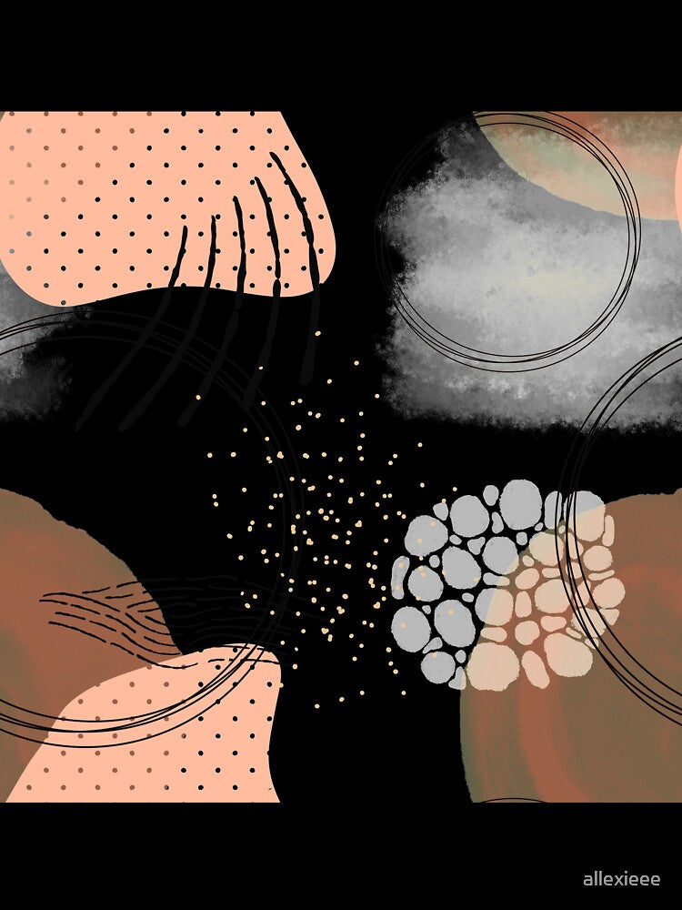 Neutral Tones Abstract Pattern by allexieee