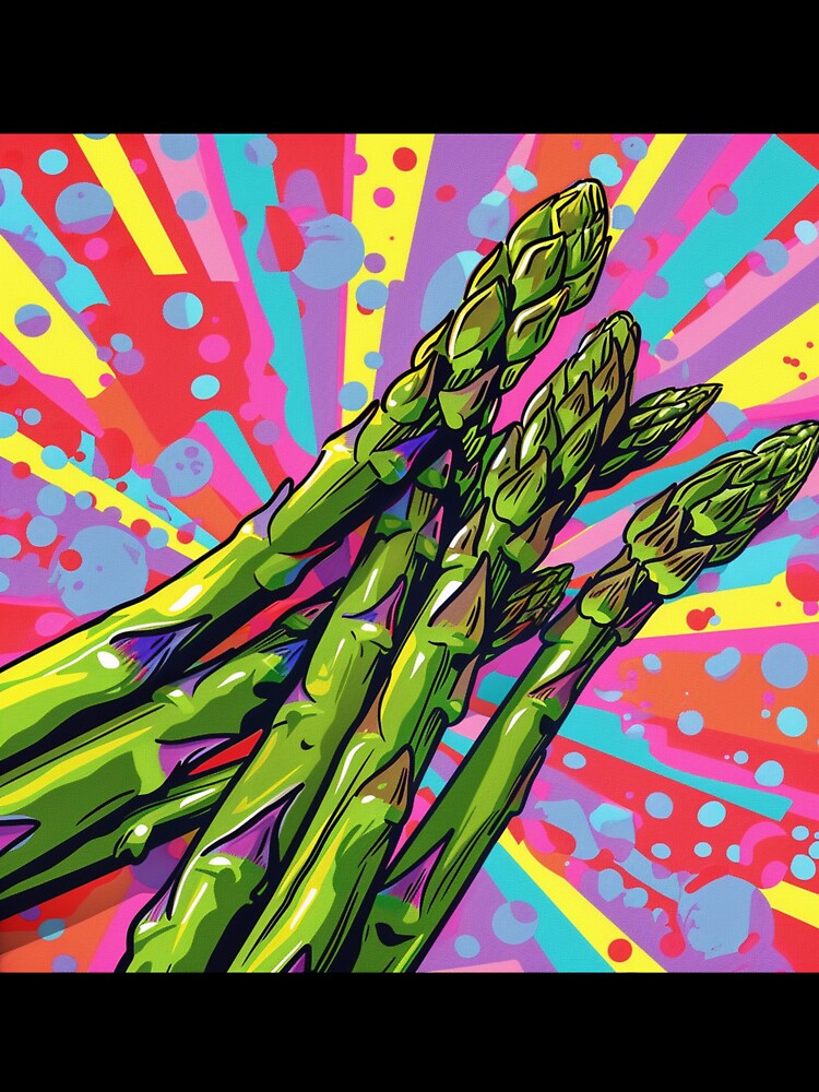 Asparagus Pop Art 1 by AstroRisq