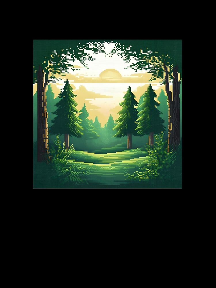 Pixel Art Forest by mochiwasabi