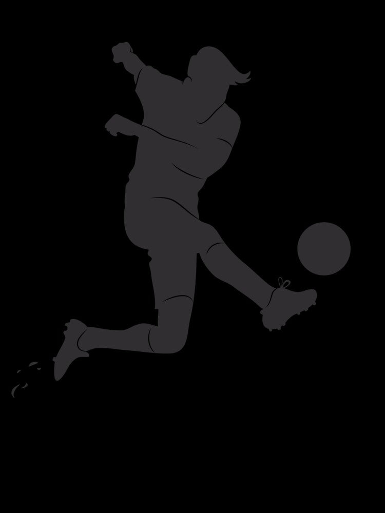 Soccer Player Silhouette Kick by edimoraes