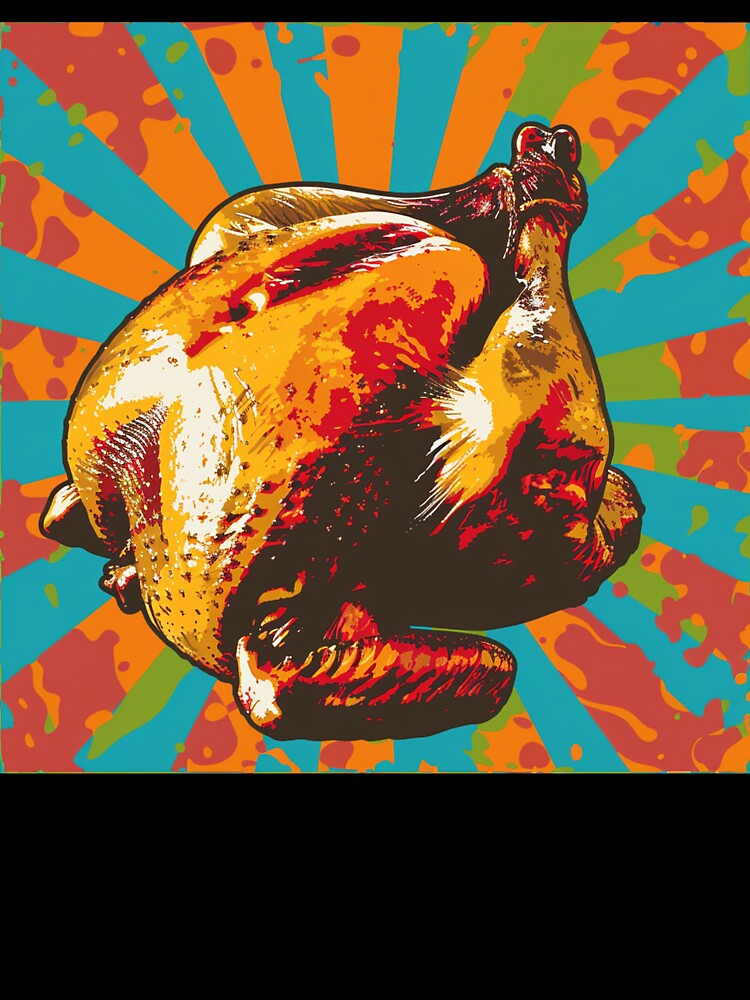Roast Chicken Pop Art 1 by AstroRisq