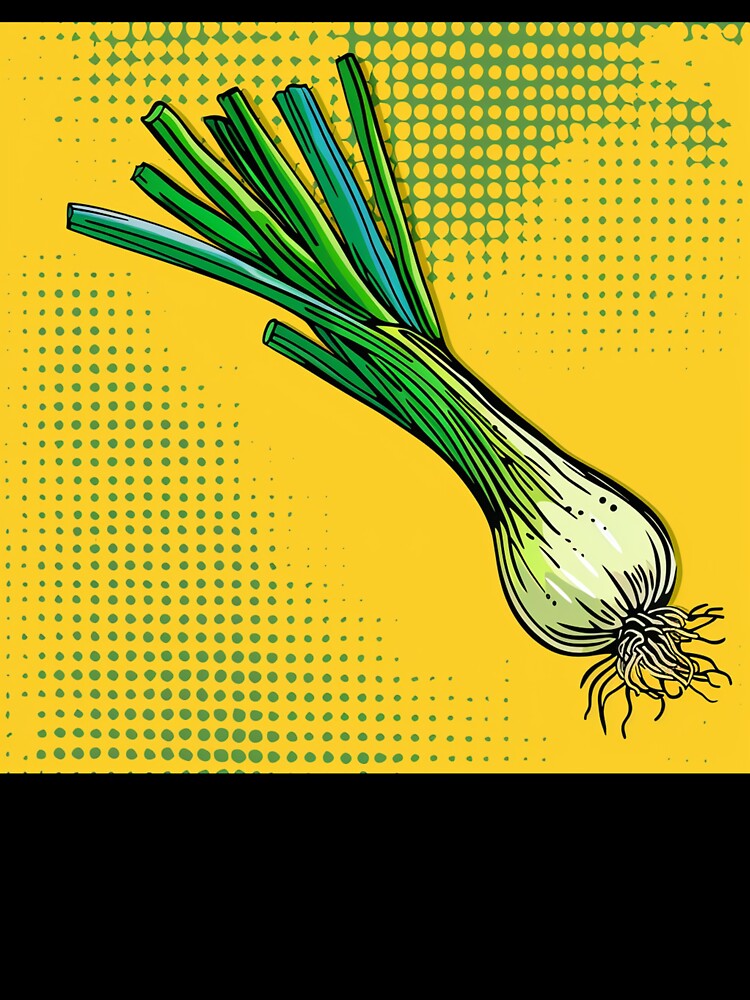 Spring Onion Pop Art 1 by AstroRisq
