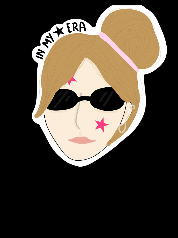 In My Star Era Aesthetic Girl Sticker by Vimi Doodles