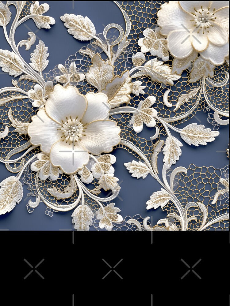 boho flower embroidery digital print by dcrc
