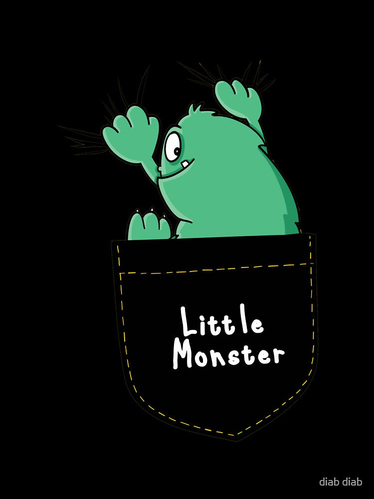 cool monster sitting inside 2 by diab diab