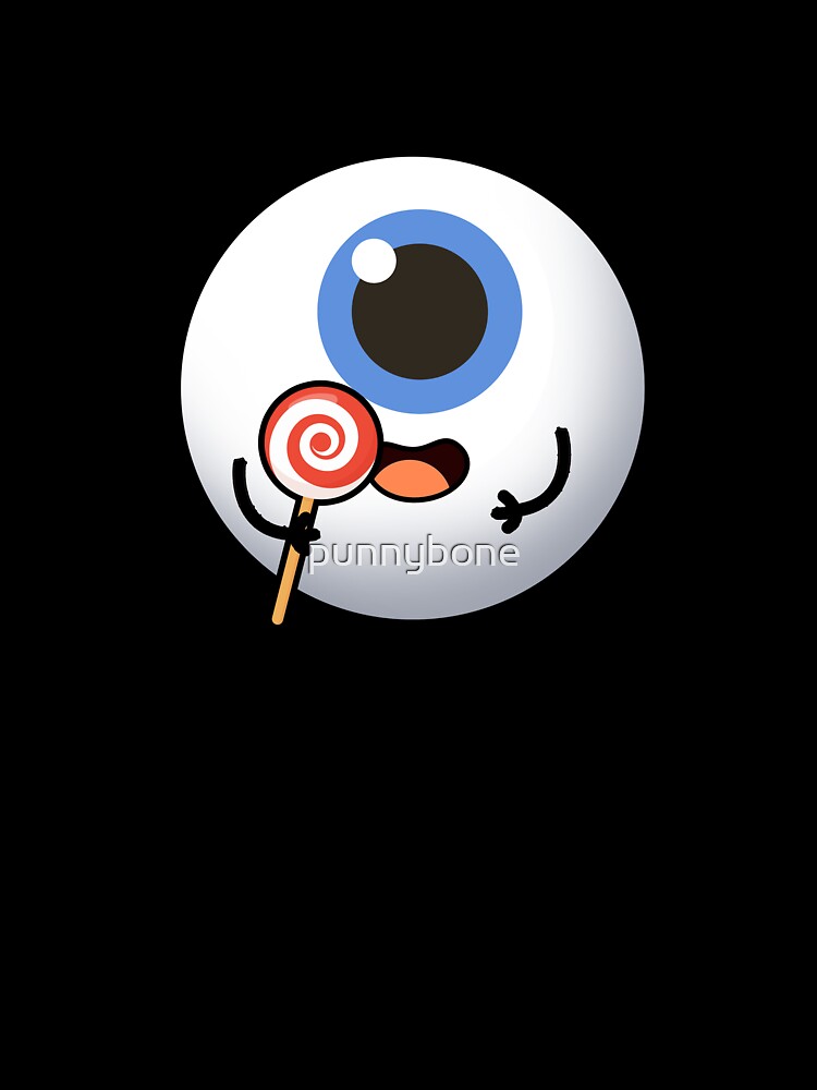 Eye Candy Cute Eyeball Pun by punnybone