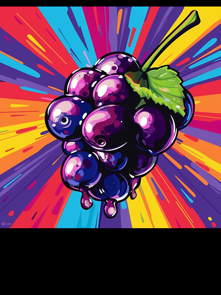 Blackcurrant Pop Art 3 by AstroRisq