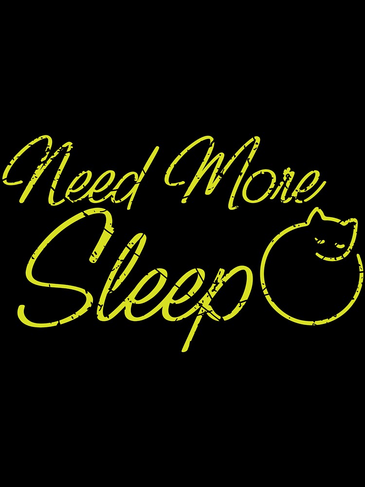 Lazy Cat Need more Sleep by busydesign